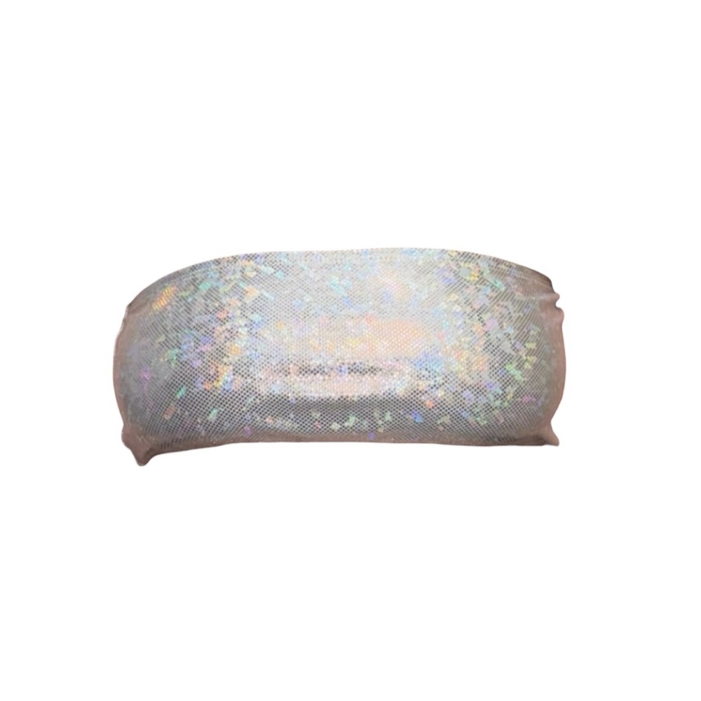 Dippin' Daisy's Iridescent Sequin Bandeau Bikini Top - Pearl